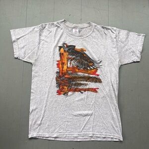 Jerzees Gray Graphic Short Sleeve Tee